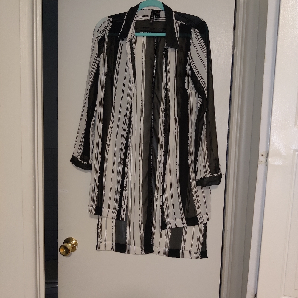 Woman's sheer blouse.